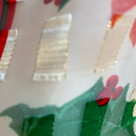 NWOT Vintage Holiday Scarf - Picture 8 of 11